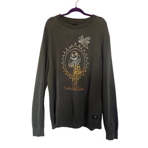Vans Plant Harmony Dark Green Sweater Size XL